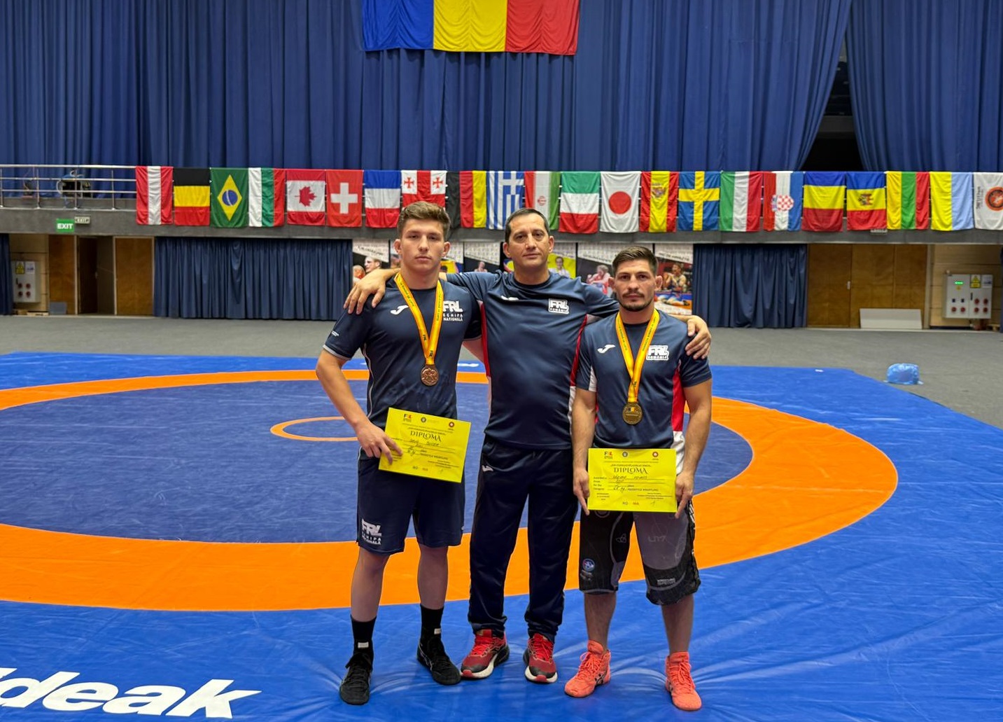 Turneul International de lupte, seniori, Ion Corneanu & Ladislau Simon.